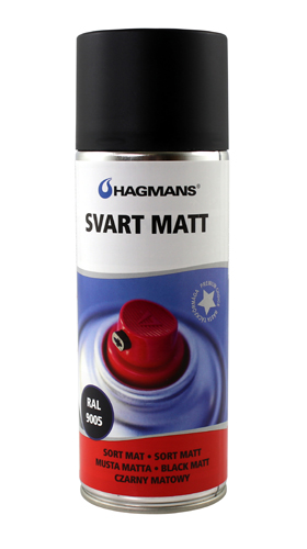 Paint black matt 400 ml spray in the group Volvo / 940/960 / Miscellaneous / Wax/glue/fluids / Enamel/paint 900 at VP Autoparts AB (HG11490)