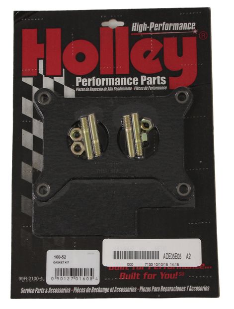 Base Gasket w/studs 2-bbl in the group Ford/Mercury / Ford Mustang 65-73 / Fuel system / Carburettor / Holley at VP Autoparts AB (HLY-108-52)