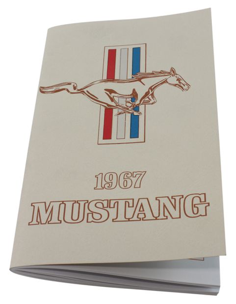 Instruction manual Mustang 1967 in the group Accessories / Literature / Manuals Ford/Mercury at VP Autoparts AB (IB67)