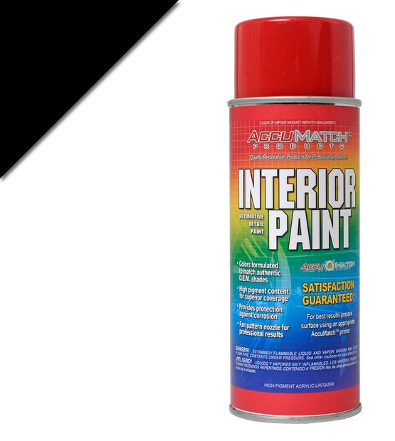 Interior paint charcoal black 67-73 in the group Ford/Mercury / Ford Mustang 65-73 / Interior / Vinyl dye/interior paint / Interior paint at VP Autoparts AB (L-4464)