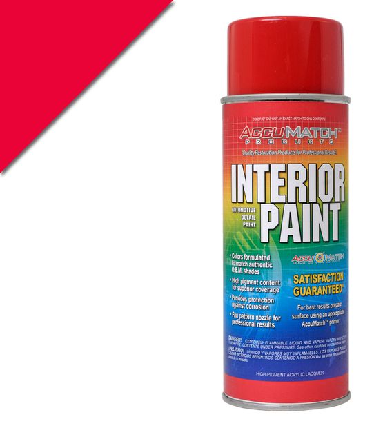 Interior paint 64-65 red semi gloss in the group Ford/Mercury / Ford Mustang 65-73 / Interior / Vinyl dye/interior paint / Interior paint at VP Autoparts AB (L-6022)