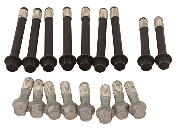 Head bolt set GM 265-350 57-80 in the group General Motors / Engines GM / Chevrolet small block V8 / Hardware Chevrolet small block at VP Autoparts AB (MG-HB33001)