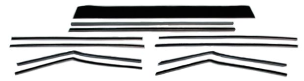 Felt kit Chevrolet 55-57 Convertible in the group General Motors / Chevrolet 55-57 / Body / Rubber/weather stripping / Rubber W/S Chevrolet 55-57 at VP Autoparts AB (MON-C150)