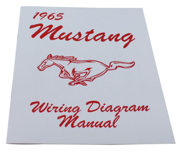 Wiring diagram Mustang 1965 in the group Ford/Mercury / Ford Mustang 65-73 / Electrical components/lights / Wiring/wiring diagram / Wiring diagrams Mustang 65-73 at VP Autoparts AB (MP0001)