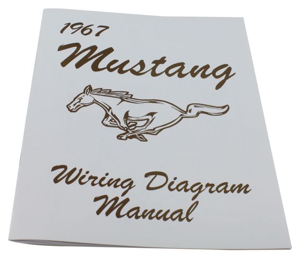 Wiring diagram Mustang 1967 in the group Ford/Mercury / Ford Mustang 65-73 / Electrical components/lights / Wiring/wiring diagram / Wiring diagrams Mustang 65-73 at VP Autoparts AB (MP0003)