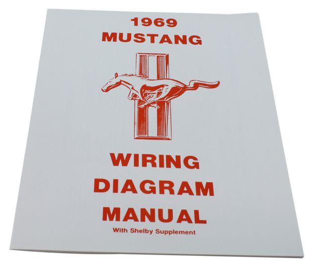Wiring diagram Mustang 1969 in the group Ford/Mercury / Ford Mustang 65-73 / Electrical components/lights / Wiring/wiring diagram / Wiring diagrams Mustang 65-73 at VP Autoparts AB (MP0005)