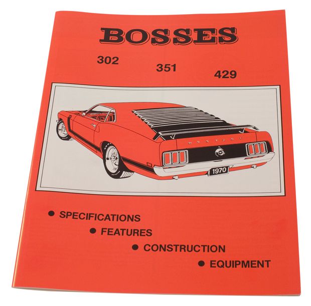 Specifications BOSS 302/351/429 in the group Accessories / Literature / Manuals Ford/Mercury at VP Autoparts AB (MP0025)