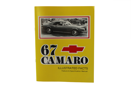 Illustrated facts book Camaro 67 in the group Accessories / Literature / Manuals GM at VP Autoparts AB (MP0028)