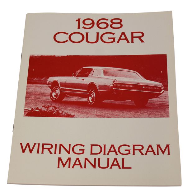 Elschema Cougar 1968 i gruppen Tillbehr / Litteratur / Handbcker/Manualer Ford/Mercury hos VP Autoparts AB (MP0065)