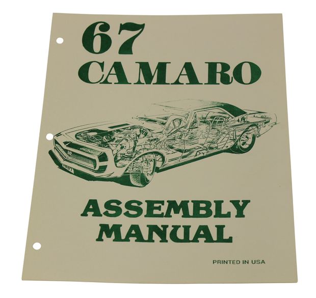 Assembly Manual Camaro 67 i gruppen  /  / Literatur hos VP Autoparts AB (MP0072)