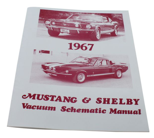 Manual vacuum scheme 67 Mustang in the group Accessories / Literature / Manuals Ford/Mercury at VP Autoparts AB (MP0150)