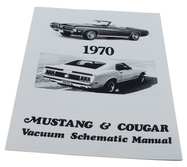 Manual vakuumschema 70 Mustang/Cougar i gruppen Tillbehr / Litteratur / Handbcker/Manualer Ford/Mercury hos VP Autoparts AB (MP0153)