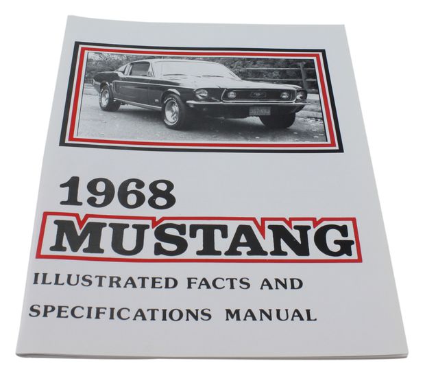 Illustrated facts Mustang 1968 in the group 14 at VP Autoparts AB (MP0295)