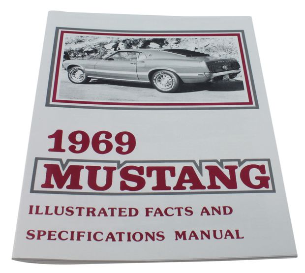 Illustrated facts Mustang 1969 in the group 14 at VP Autoparts AB (MP0296)