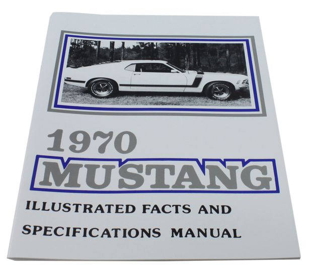 Illustrated facts Mustang 1970 in the group 14 at VP Autoparts AB (MP0297)
