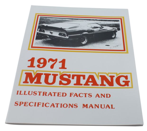 Illustrated facts Mustang 1971 in the group 14 at VP Autoparts AB (MP0298)
