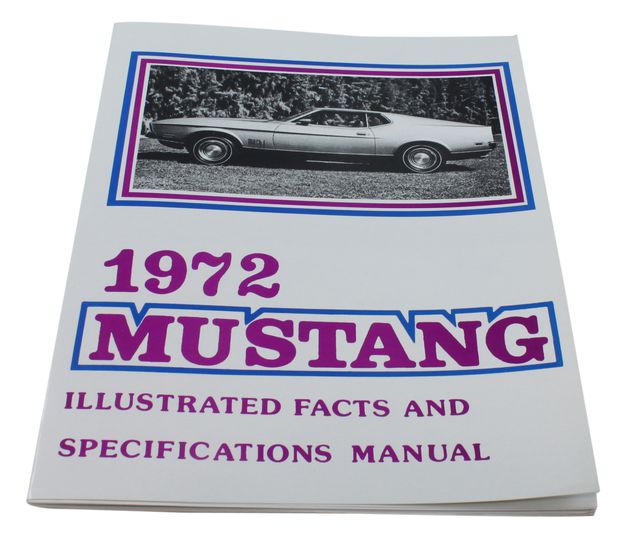 Illustrated facts Mustang 1972 in the group 14 at VP Autoparts AB (MP0299)