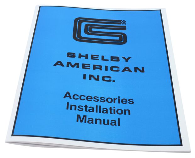 Manual Shelby America Accessories in the group Accessories / Literature / Manuals Ford/Mercury at VP Autoparts AB (MP0335)