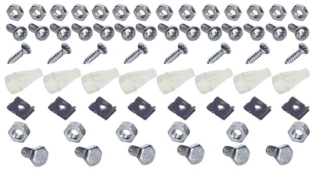 67-68 Camaro Front Grill Fastener Kit - in the group General Motors / Camaro/Firebird 67-81 / Body / Front/grille / Hardware front Camaro 67-81 at VP Autoparts AB (OER-K559)