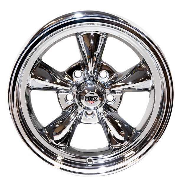 17x8 Classic aluminum rim 15x8 chrome in the group Ford/Mercury / Ford Mustang 65-73 / Wheels/tires / Wheels Mustang at VP Autoparts AB (S1MS-1007-158C)