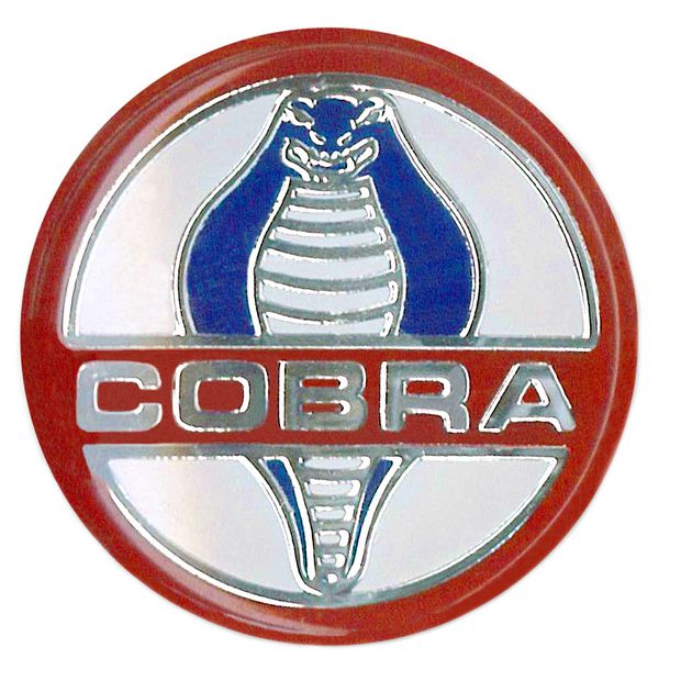 Emblem ratt Shelby (Cobra) 64-73 i gruppen Ford/Mercury / Ford Mustang 65-73 / Styrning/fjdring / Rattstng/ratt / Shelby/GT350/GT500 hos VP Autoparts AB (S1MS-3649-C)