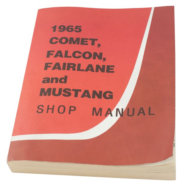 Verkstadsbok Mustang 1965 i gruppen  /  / Litteratur hos VP Autoparts AB (SM65)