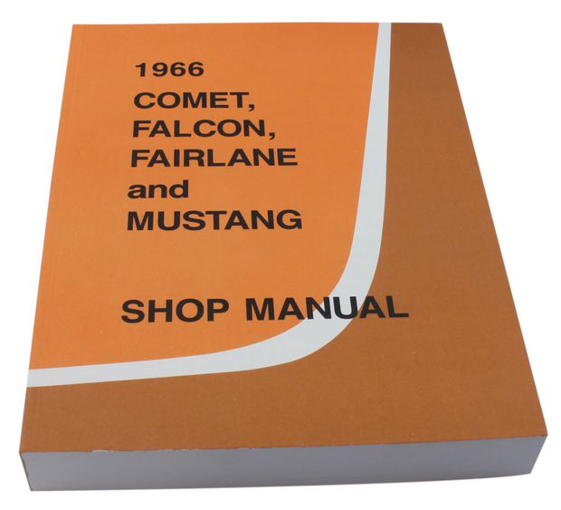 Workshop manual Mustang 1966 in the group  /  / Literature at VP Autoparts AB (SM66)