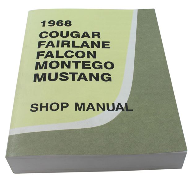 Verkstadsbok Mustang 1968 i gruppen  /  / Litteratur hos VP Autoparts AB (SM68)