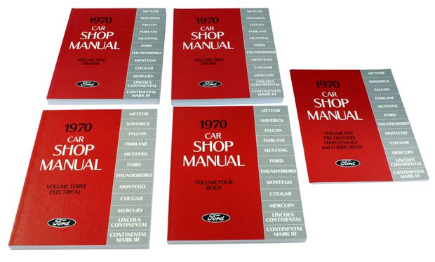 Workshop manual mustang 1970 in the group  /  / Literature at VP Autoparts AB (SM70)