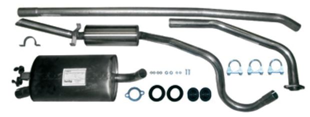 Exhaust system 120 wagon 62-66 SS in the group Volvo / Amazon / Fuel/exhaust system / Exhaust system / Exhaust system Amazon 220 B18 1962-66 at VP Autoparts AB (VO30601)