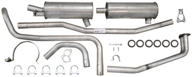 Exhaust system 164 68-73 SS in the group Volvo / 140/164 / Fuel/exhaust system / Exhaust system / Exhaust system 164 1969-74 B30A at VP Autoparts AB (VO60001)