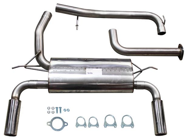 Exhaust system S40/V50 T5 w/o bodykit SS in the group Volvo / Other Volvo / Fuel/exhaust system / Exhaust system at VP Autoparts AB (VOK50105S)