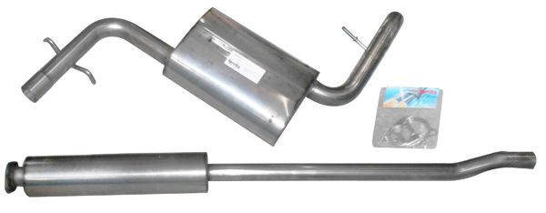Exhaust system S60 I 2,4 140-170 hp SS in the group Volvo / Other Volvo / Fuel/exhaust system / Exhaust system at VP Autoparts AB (VOK60000)