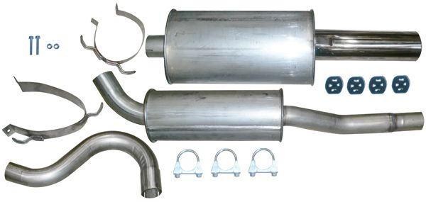 Exhaust system Sport 740 GL / GLT 8V in the group Volvo / 740/760/780 / Fuel/exhaust system / Exhaust system / Exhaust system 740 B200/B230 86- at VP Autoparts AB (VOK74003S)