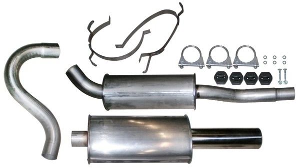 Exhaust system SPORT 740/745 GL/GLE/GLT in the group Volvo / 740/760/780 / Fuel/exhaust system / Exhaust system / Exhaust system 700 B23FT/B200/230F/FT/GT at VP Autoparts AB (VOK94002S)