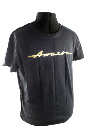 T-Shirt black Amazon emblem size S in the group  at VP Autoparts AB (VP-TSBK11-S)