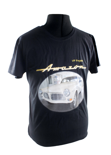 T-shirt black 122 project car in the group Accessories / T-shirts / T-shirts Amazon at VP Autoparts AB (VP-TSBK12)