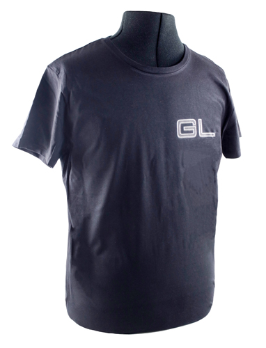 T-shirt svart GL emblem i gruppen Tillbehr / T-shirts / T-shirts 240/260 hos VP Autoparts AB (VP-TSBK16)