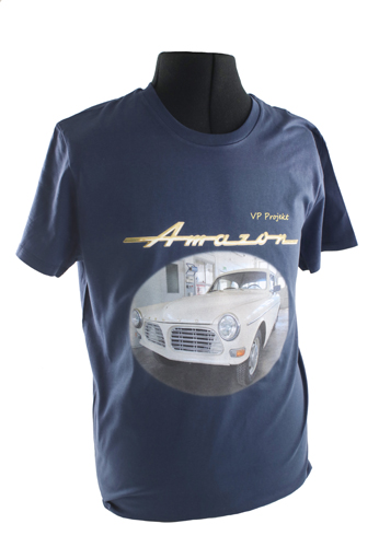 T-shirt blue 122 project car in the group Accessories / T-shirts / T-shirts Amazon at VP Autoparts AB (VP-TSBL12)