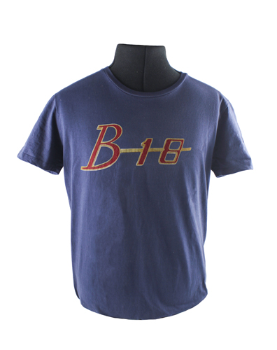 T-shirt blue B18 emblem in the group Accessories / T-shirts / T-shirts 140/164 at VP Autoparts AB (VP-TSBL24)