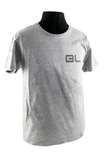 T-shirt grey GL emblem in the group Accessories / T-shirts / T-shirts 240/260 at VP Autoparts AB (VP-TSGY16)
