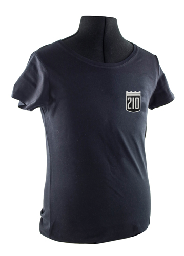 T-shirt woman black 210 emblem in the group Accessories / T-shirts / T-shirts PV/Duett at VP Autoparts AB (VP-TSWBK19)