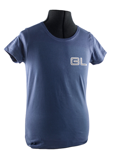 T-shirt dam bl GL emblem i gruppen Tillbehr / T-shirts / T-shirts 240/260 hos VP Autoparts AB (VP-TSWBL16)