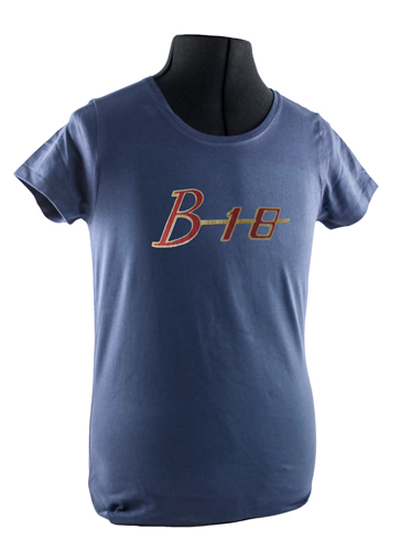 T-shirt woman blue B18 emblem in the group Accessories / T-shirts / T-shirts 140/164 at VP Autoparts AB (VP-TSWBL24)