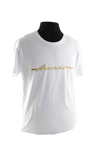 T-shirt vit Amazon emblem i gruppen Tillbehr / T-shirts / T-shirts Amazon hos VP Autoparts AB (VP-TSWT11)