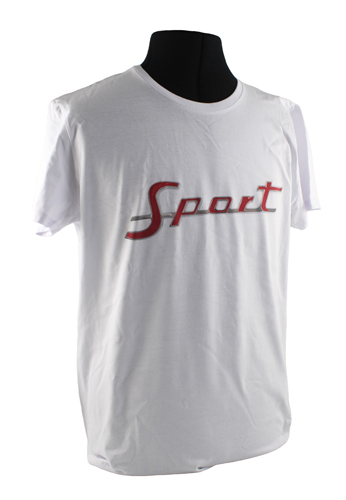 T-shirt vit Sport i gruppen Tillbehr / T-shirts / T-shirts PV/Duett hos VP Autoparts AB (VP-TSWT13)