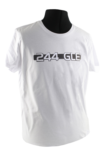 T-shirt white 244 GLE emblem in the group Accessories / T-shirts / T-shirts 240/260 at VP Autoparts AB (VP-TSWT17)