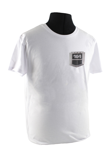 T-shirt vit 164 emblem i gruppen Tillbehr / T-shirts / T-shirts 140/164 hos VP Autoparts AB (VP-TSWT18)