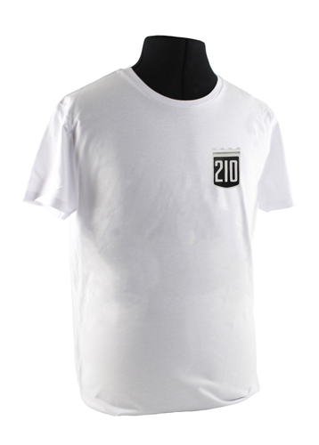 T-shirt vit 210 emblem i gruppen Tillbehr / T-shirts / T-shirts PV/Duett hos VP Autoparts AB (VP-TSWT19)