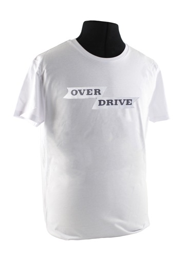 T-shirt vit overdrive emblem i gruppen Tillbehr / T-shirts / T-shirts Amazon hos VP Autoparts AB (VP-TSWT20)